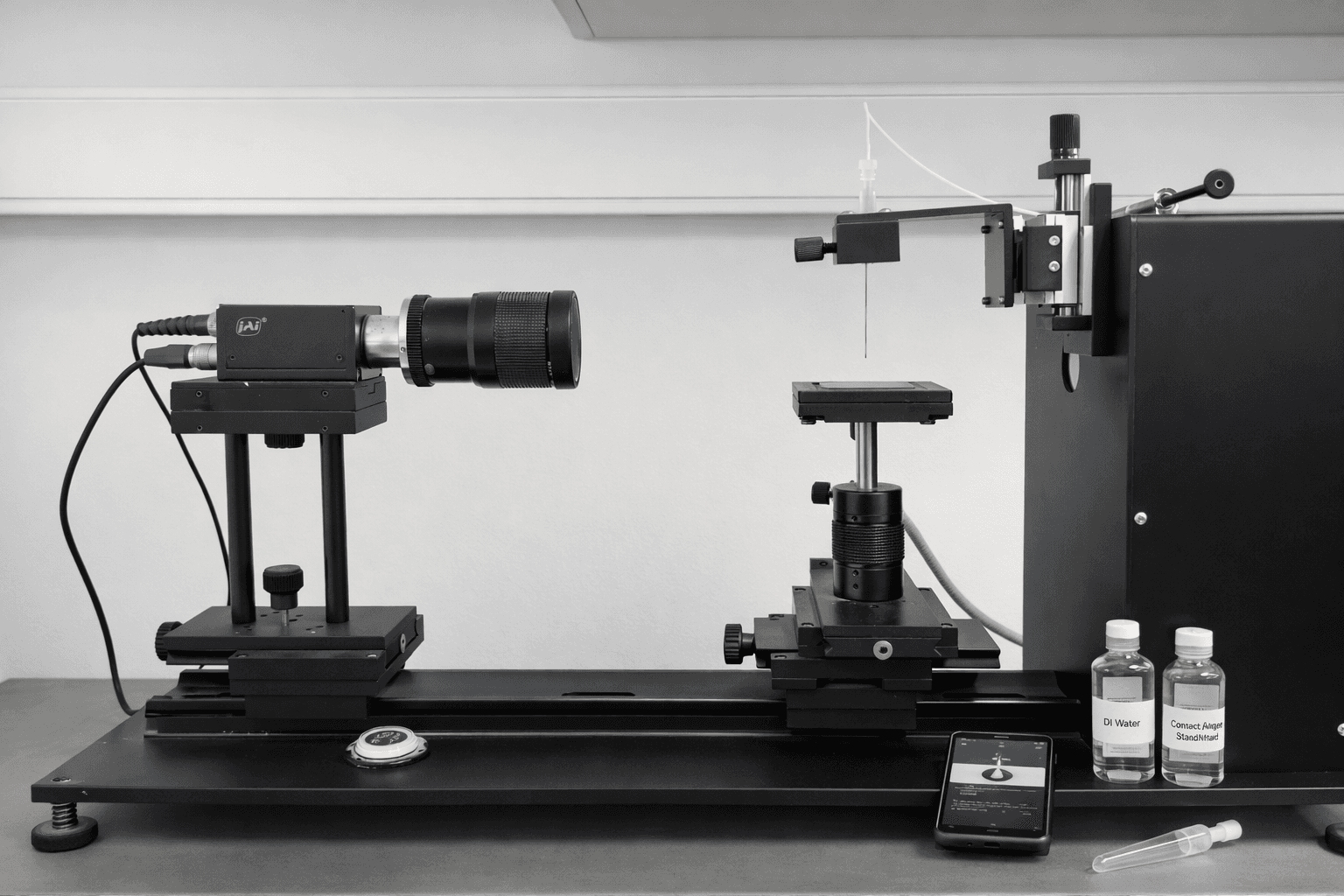 Contact angle meter